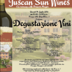 Menu for Wine, Dine & Shine 7/04/13 featuring Tuscan Sun Wines with Frances Mayes at Castel Girardi!