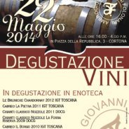 Menu for Wine, Shine & Dine 5/22/14 featuring Folonari Chianti Classico w/special guest Giovanni Folonari at La Loggetta