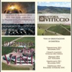 Menu for Wine, Shine & Dine 6/5/14 featuring Fattoria Viticcio at Osteria del Teatro